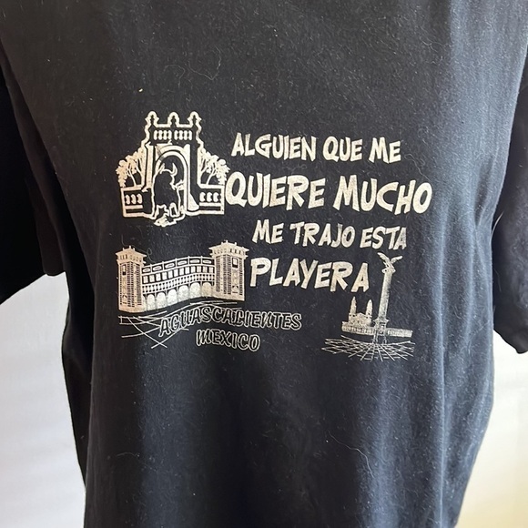 Yazbel size Large black unisex t- shirt - Picture 2 of 6